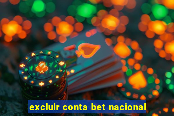 excluir conta bet nacional